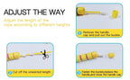 Jump Rope For Kids Girls Boys Adjustable Soft Skipping Rope With Skin-Friendly Foam Handles Soft Skipping Rope With Skin-Friendly Foam Handles For Kids Boys Girls Children Outdoor Fun Activity