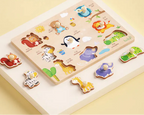 Montessori Shape Matching Puzzle Toy for Toddlers