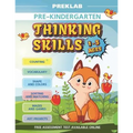 Thinking skills pre-K toddler workbook 1-3 years prek age 1 2 3 - Paperback