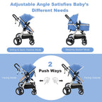 Folding Aluminum Baby Stroller Baby Jogger with Diaper Bag