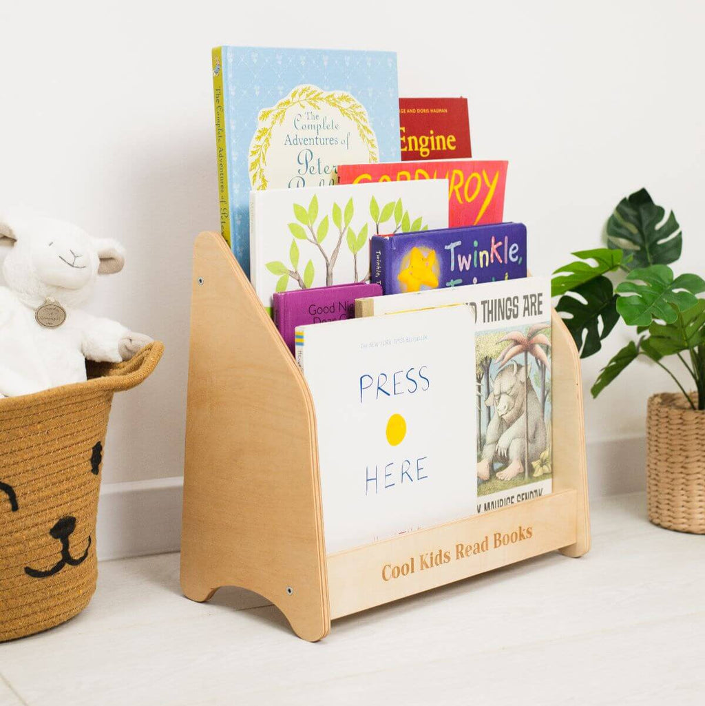 Front facing bookshelf