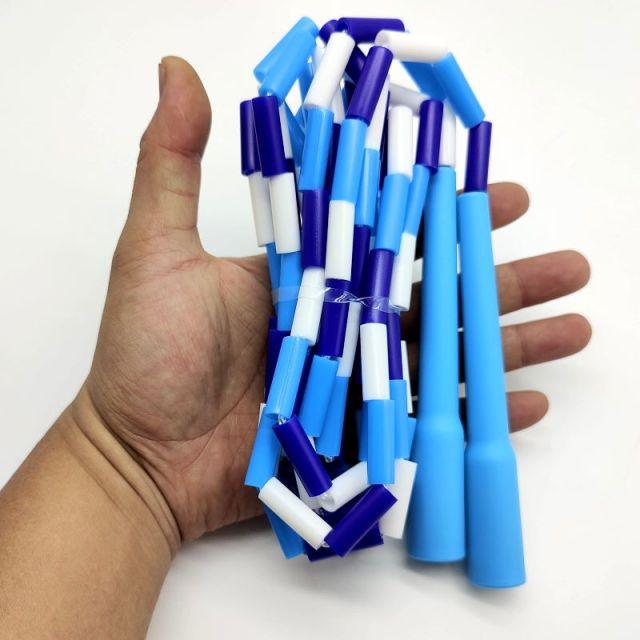 Simple Kids Jump Skip Rope Beaded Sports Segmented Jump Rope For Fitness Classic Beaded Jump Ropes For Physical Education Gym Glass Personal Use Premium Skipping Rope For Kids