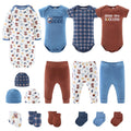 The Peanutshell Newborn Clothes & Accessories Gift Set | For Baby Boys | 16 Piece Layette Set | Fits Newborn to 3 Months - # BANB11110013