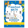 Preschool Math Workbook for Toddlers: Beginner Math Preschool Learning Book with Shapes, Numbers 1-10, Alphabet, Pre-Writing, Pre-Reading, and More fo - Paperback